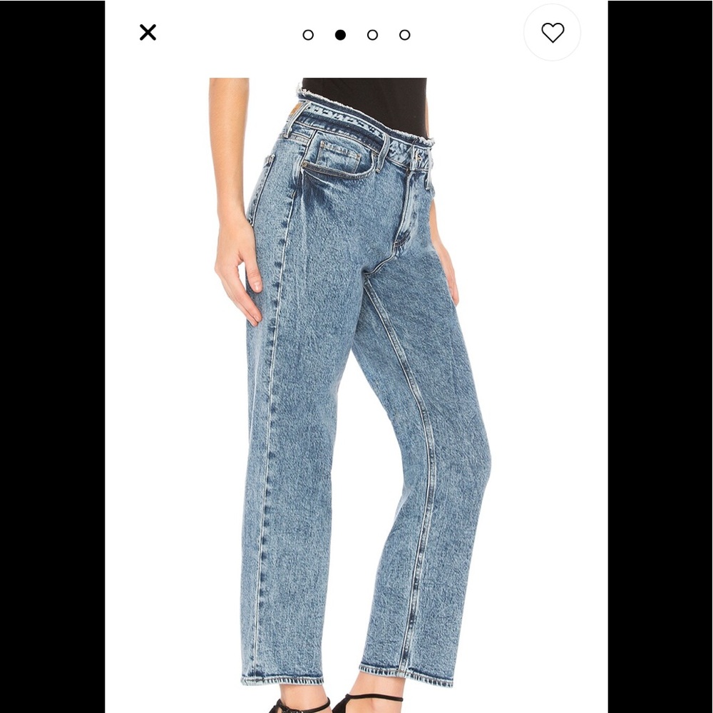 Paige Noella Straight Jean in Vedder Size 32 - Picture 2 of 14
